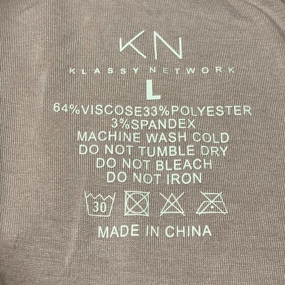 KLASSY NETWORK Women's Halter Brami Crop Top Size L Blush Pink - Picture 4 of 8